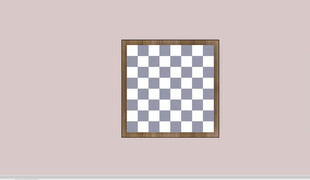 木质边框国际象棋棋盘