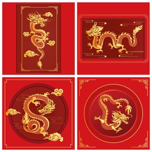 国风金龙素材