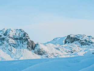 雪山壮丽风光