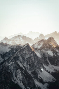 壮丽雪山景观