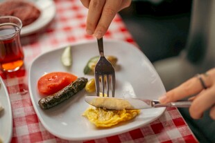 户外野餐中的美味餐食