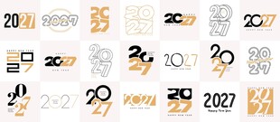 2027 新年素材