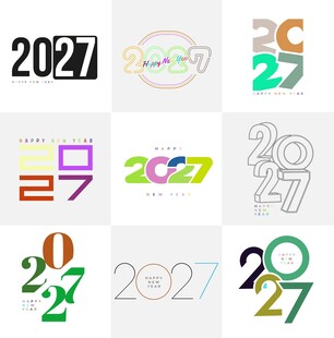 2027 新年素材