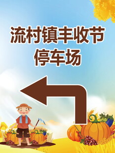 流村镇丰收节停车场指引