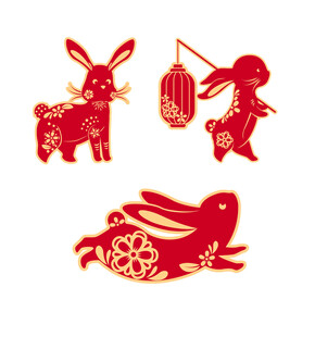 中秋节兔子