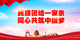 民族团结展板