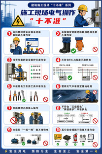施工现场安全注意事项