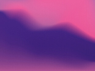 梦幻粉紫渐变山峦背景
