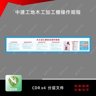 中建工地木工加工棚操作规程