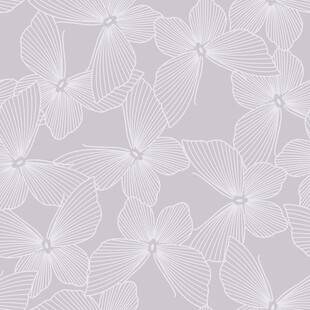 浅灰色花朵线条纹理图案