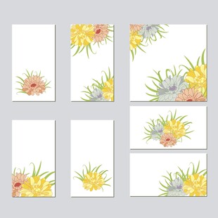 菊花贺卡