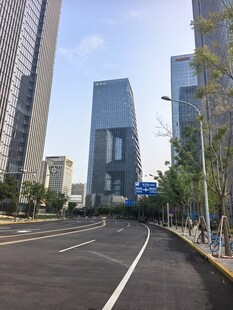 城市高楼街道风景