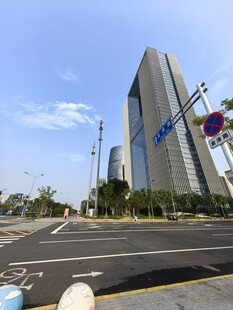 城市高楼街道风景
