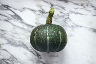 大理石上的小青南瓜