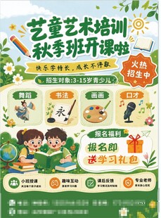培训招生海报 