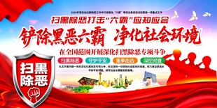 扫黑除恶打击六霸应知应会