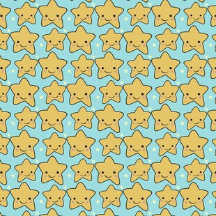 星星图案的清新背景纹理