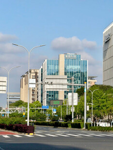 城市现代建筑街道景观