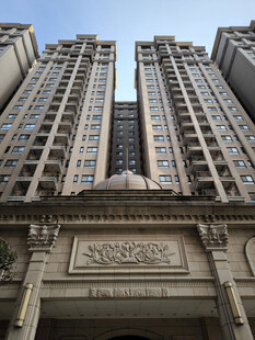 高层住宅大门建筑景观
