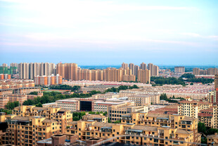城市建筑群景观俯瞰