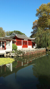 江南水乡中式建筑风景