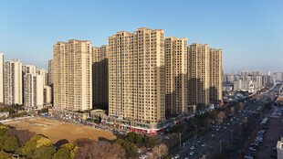 城市高层住宅区景观