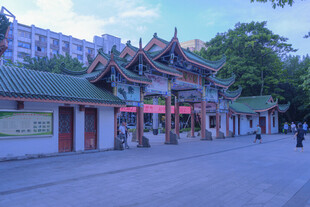 中式古建筑街道景观