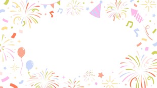 节日派对边框