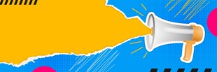 促销喇叭展板