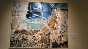 抽象艺术画作展示