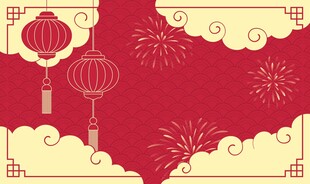 新春喜庆背景