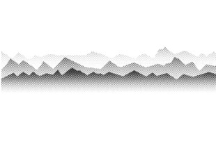 水墨山