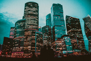 繁华都市夜景