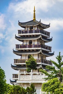 中式宝塔景观