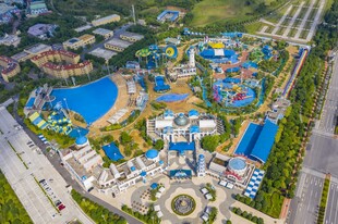 水上乐园全景俯瞰图