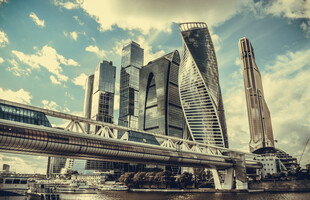莫斯科现代都市建筑景观