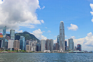 香港城市天际线海景