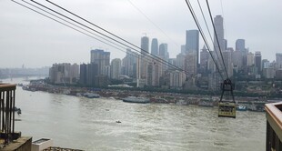纽约布鲁克林大桥城市景观