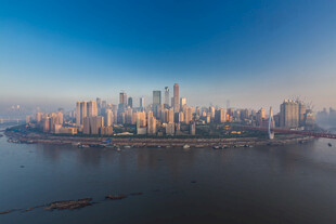 重庆城市天际线壮丽景观