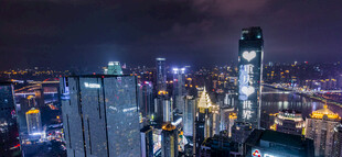 繁华都市夜景
