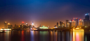 城市璀璨夜景