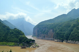壮丽长江峡谷山水风光