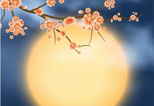花月夜景图