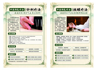 中医疗法海报