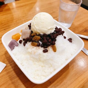 美味红豆冰淇淋盖饭
