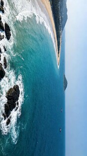双月湾海景图