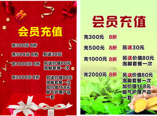 会员充值优惠活动海报