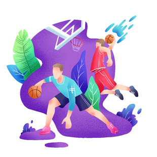篮球少年激情对决