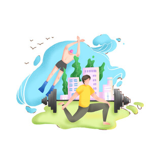 活力健身场景