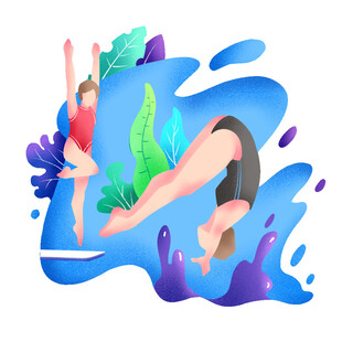 活力泳者 